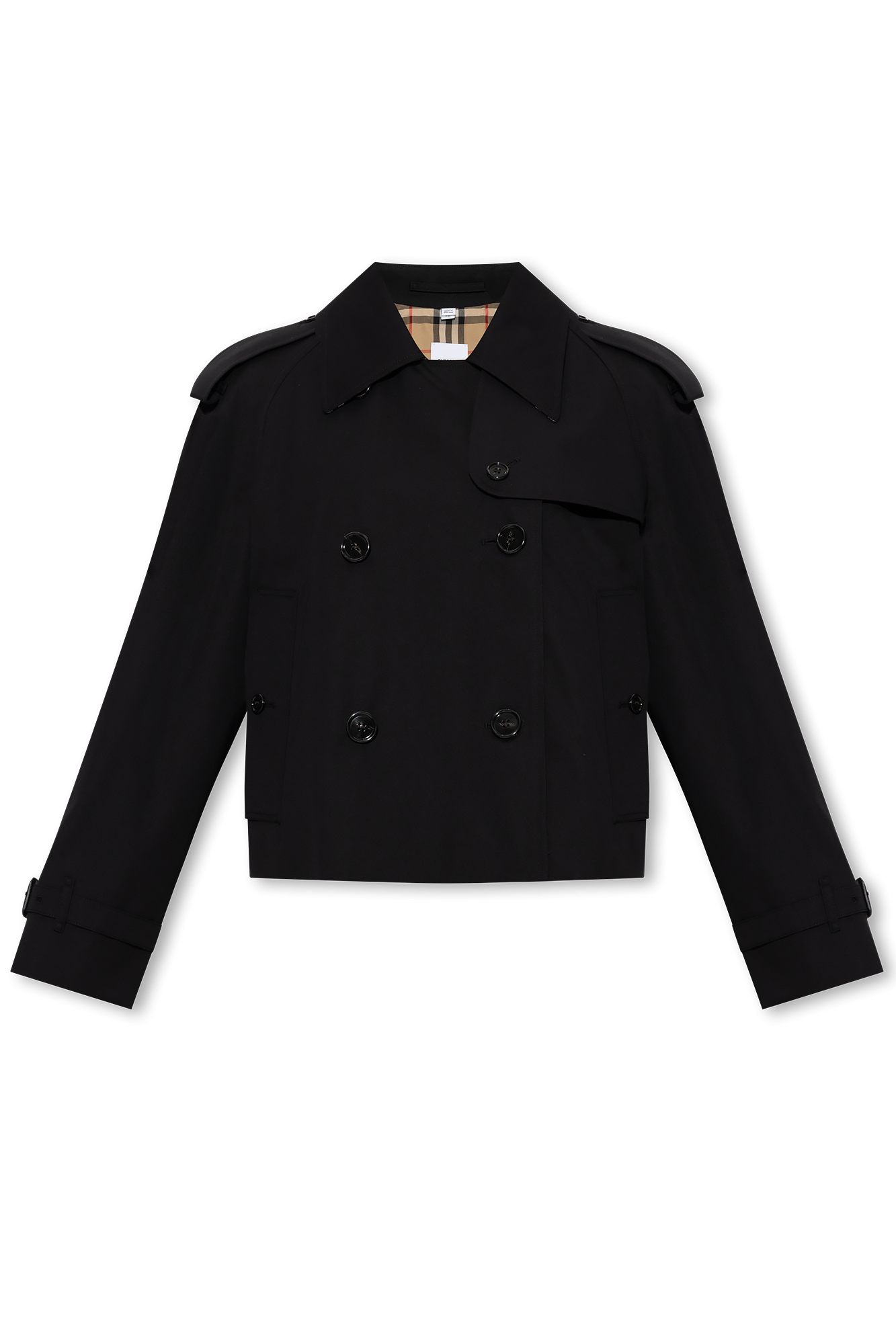 Black 'Haltye' cropped trench coat Burberry - Vitkac Canada